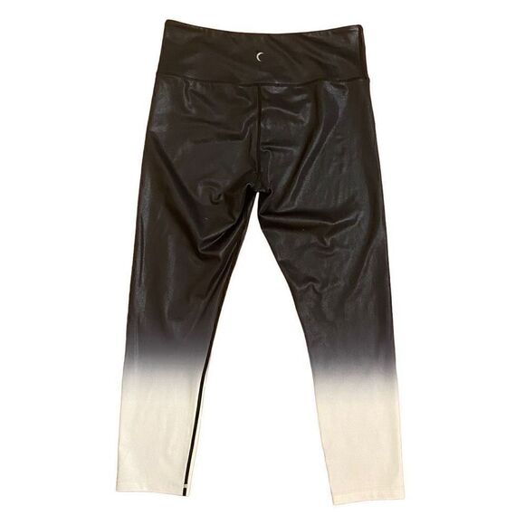 Zyia Active Black Metallic Ombré Light N Tight Hi Rise Leggings Womens Size 12 - Picture 3 of 5